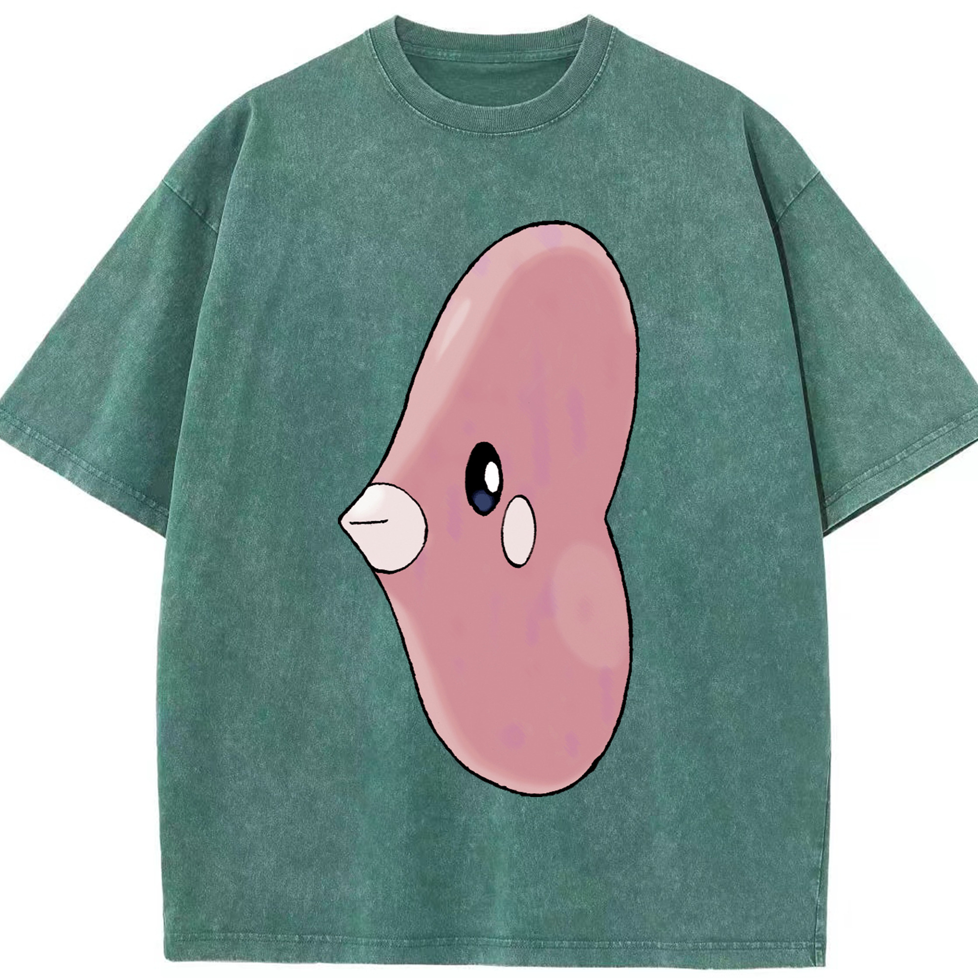 （画像用） ポケットモンスター Pokémon 綿100% ヴィンテージ風 半袖Tシャツ（フロントプリント）